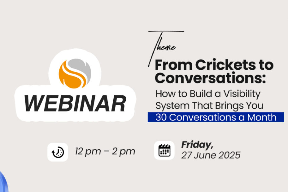 Webinar Recap: From Crickets to Conversations — How to Build a Visibility System That Brings You 30 Conversations a Month